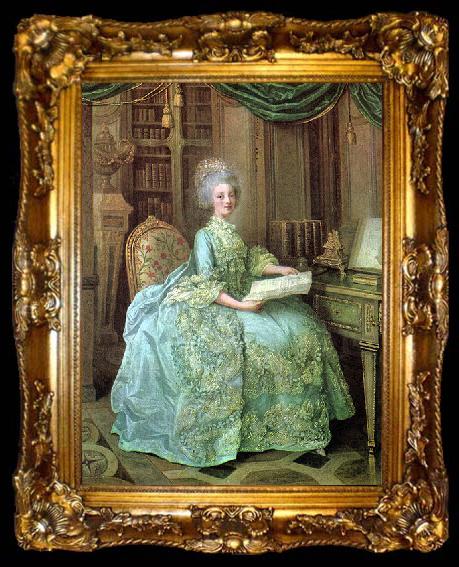 framed  Lie Louis Perin-Salbreux Portrait of Madame Sophie, ta009-2